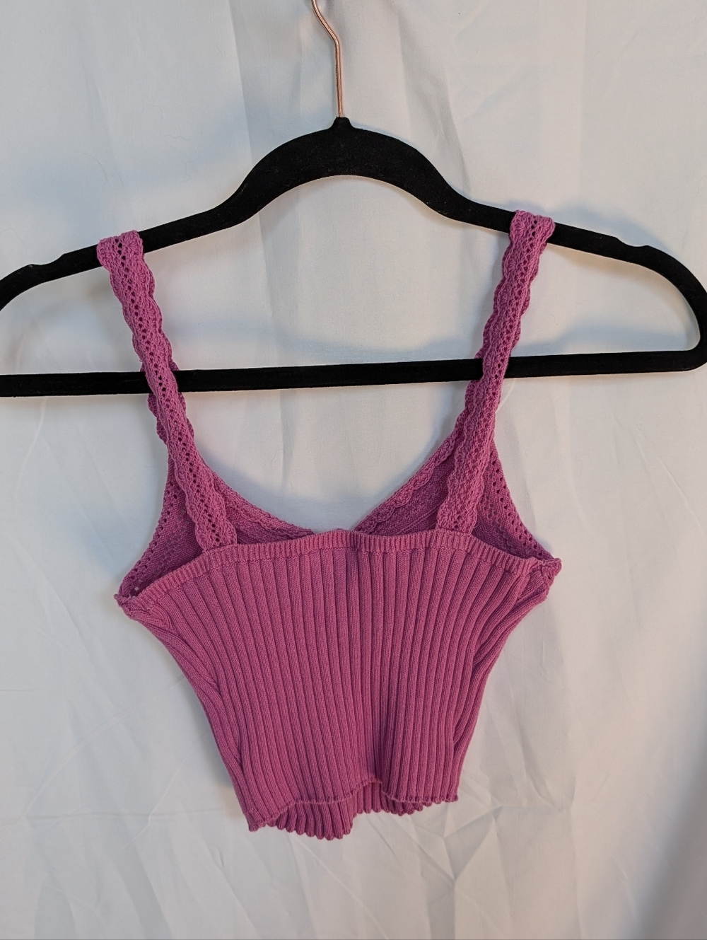 Free People Crocheted Ribbed Tank Top - Picture 4 of 5